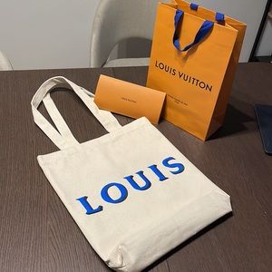 Louis Vuitton limited edition LOUIS 200 Canvas Tote bag